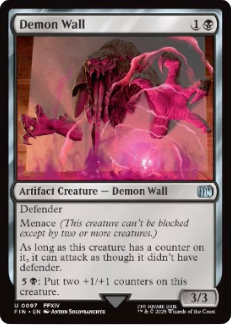 Image for Demon Wall (97) (FIN) - Magic: The Gathering