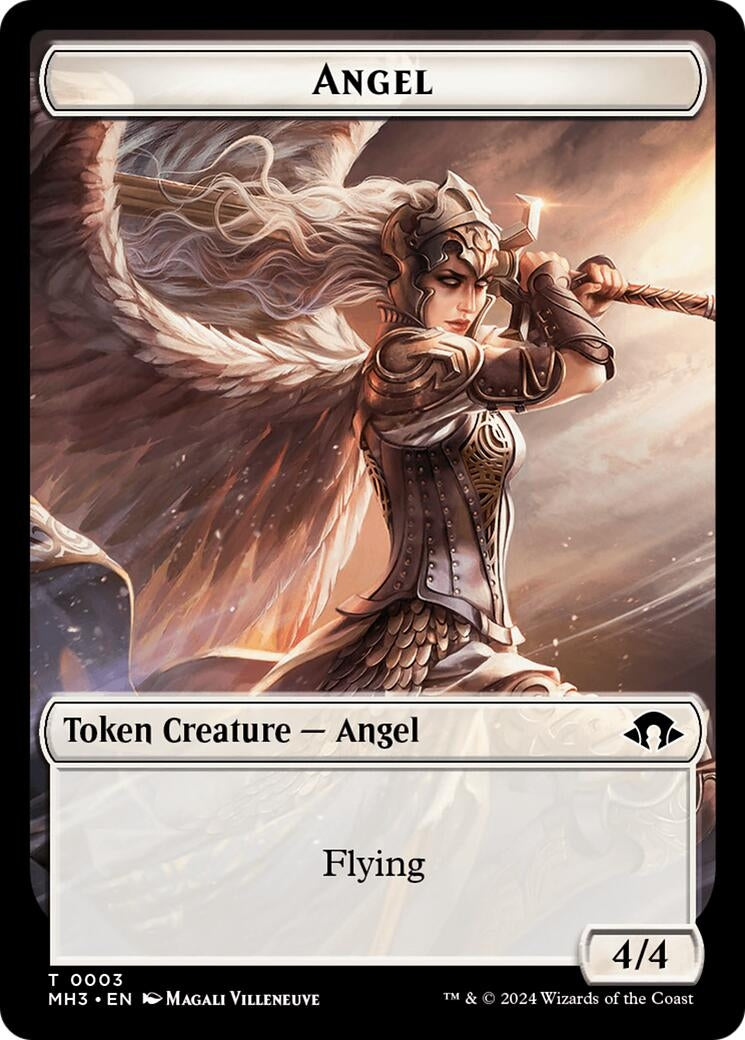 Image for Angel // Energy Reverse Double-Sided Token (3 // 36) (MH3) - Magic: The Gathering