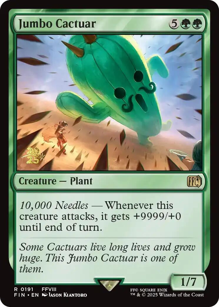Image for Jumbo Cactuar (191) (PRE) - Magic: The Gathering