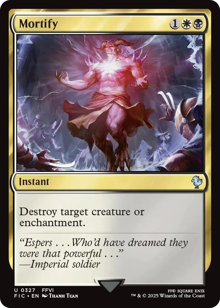 Image for Mortify (Surge Foil) (327) (FIC) - Magic: The Gathering