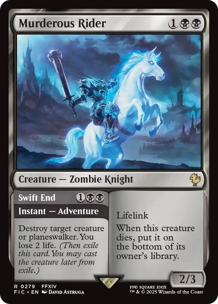 Image for Murderous Rider (Surge Foil) (279) (FIC) - Magic: The Gathering