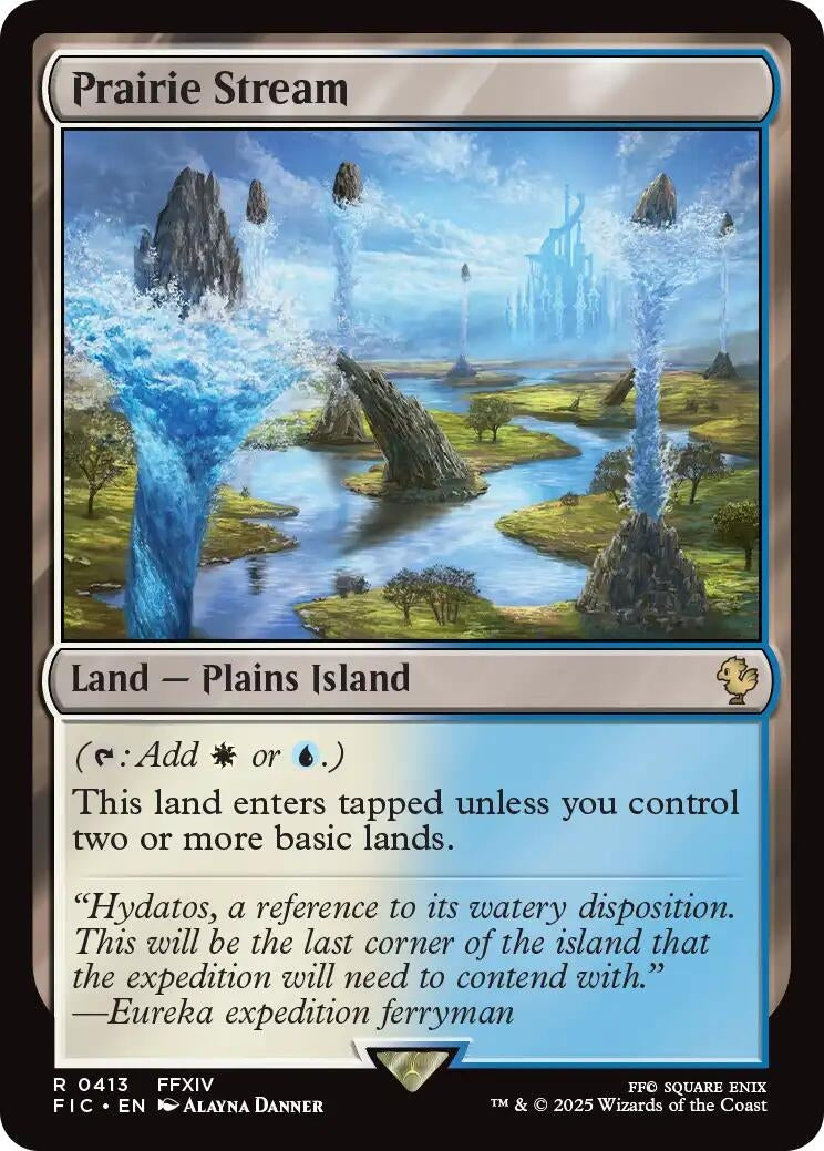 Image for Prairie Stream (Surge Foil) (413) (FIC) - Magic: The Gathering