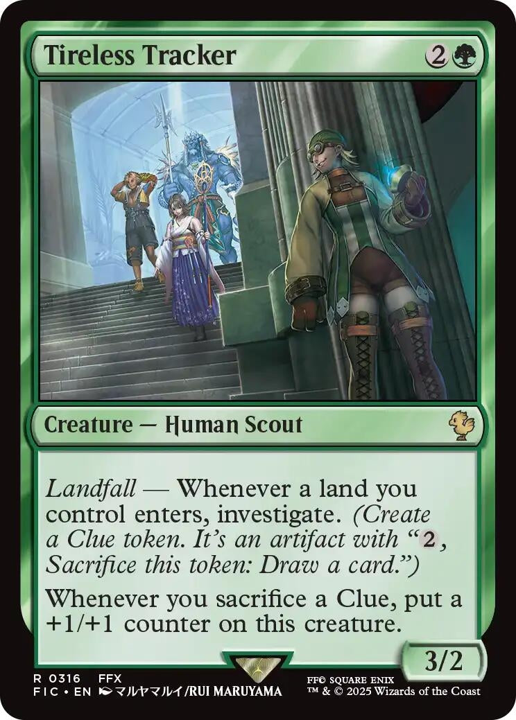 Image for Tireless Tracker (Surge Foil) (316) (FIC) - Magic: The Gathering