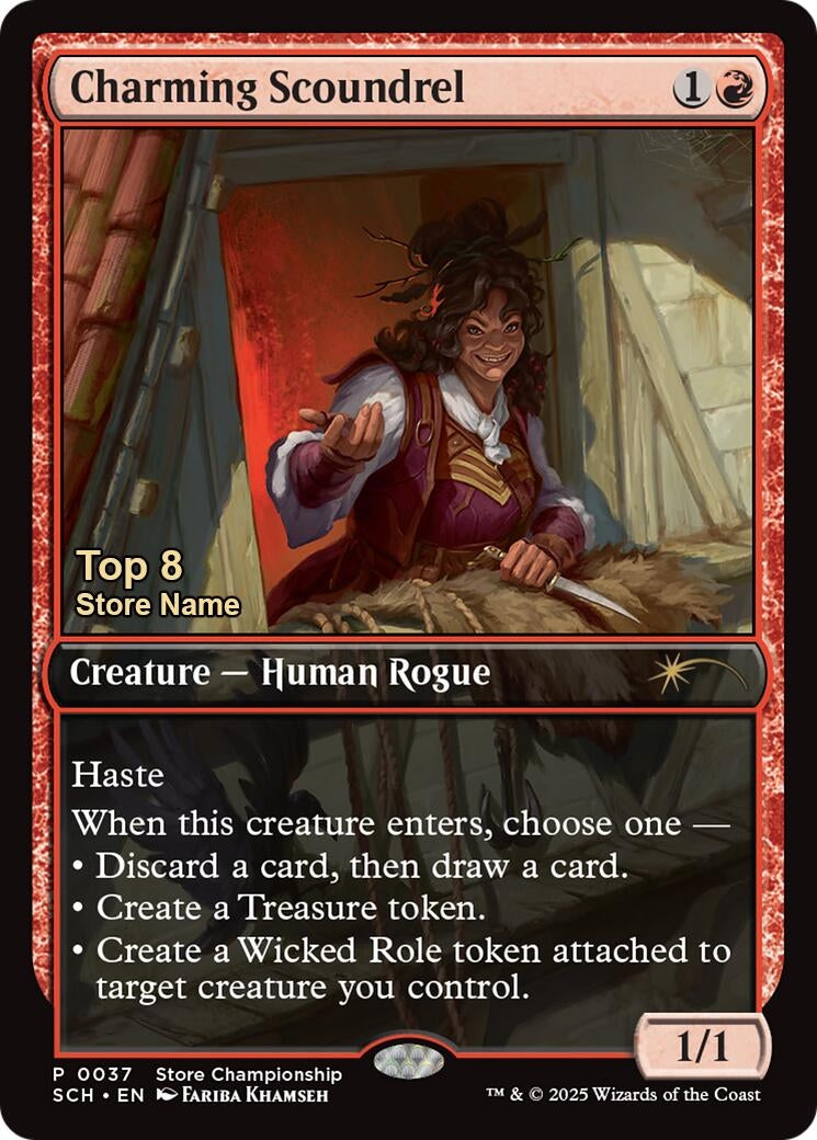 Image for Charming Scoundrel (Top 8) (37) (GAME) - Magic: The Gathering