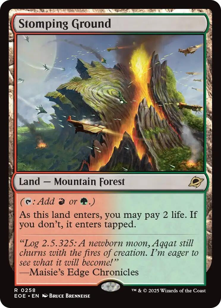 Image for Stomping Ground (258) (EOE) - Magic: The Gathering
