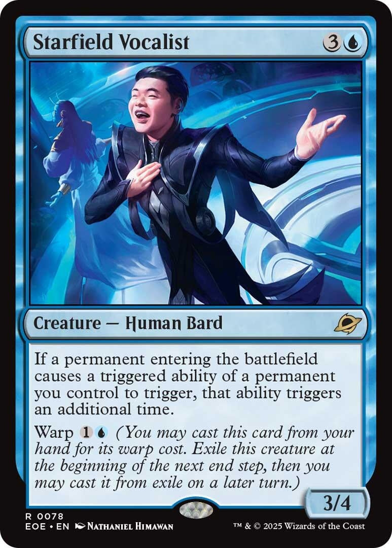 Image for Starfield Vocalist (78) (EOE) - Magic: The Gathering