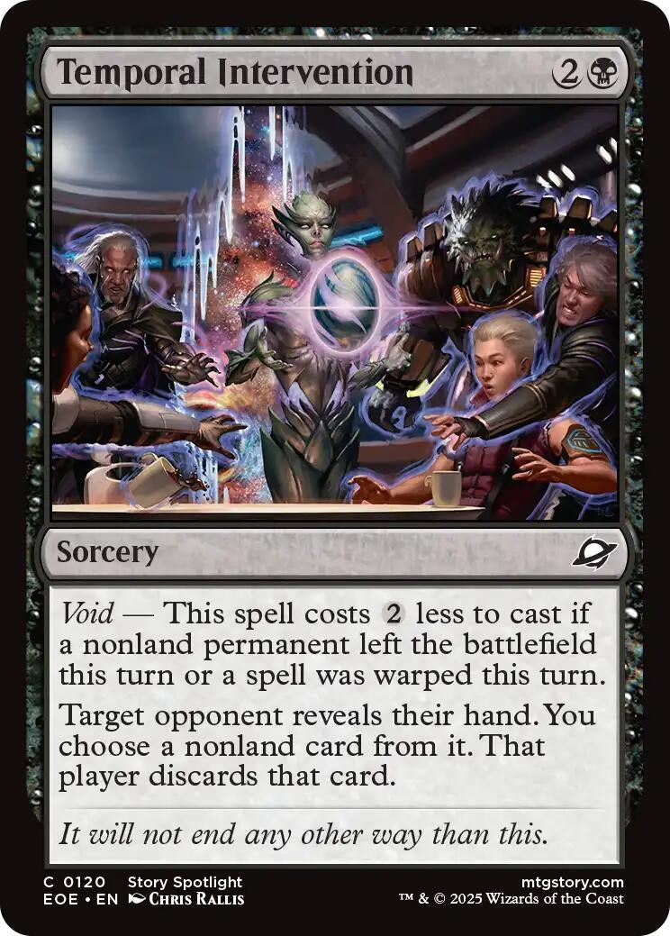 Image for Temporal Intervention (120) (EOE) - Magic: The Gathering