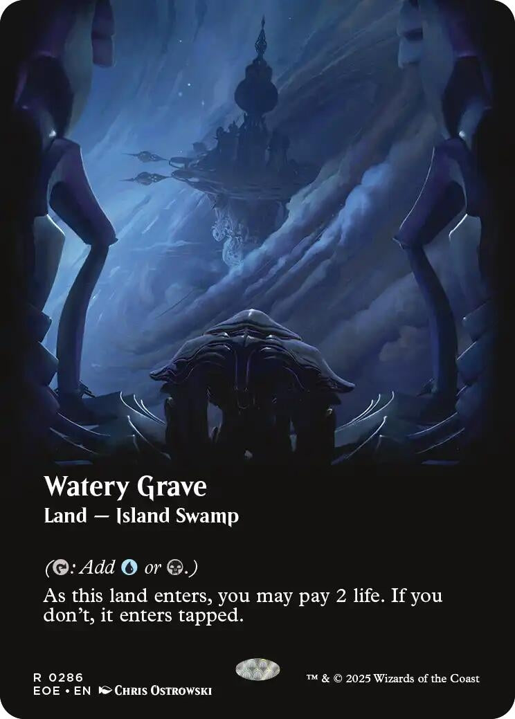 Image for Watery Grave (Borderless) (286) (EOE) - Magic: The Gathering