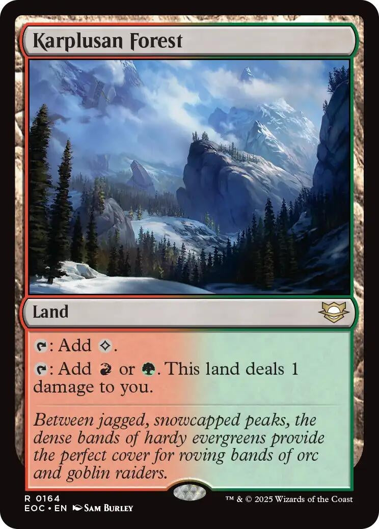 Image for Karplusan Forest (164) (EOC) - Magic: The Gathering