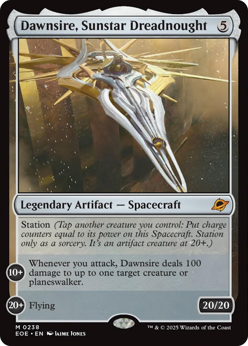 Image for Dawnsire, Sunstar Dreadnought (238) (EOE) - Magic: The Gathering