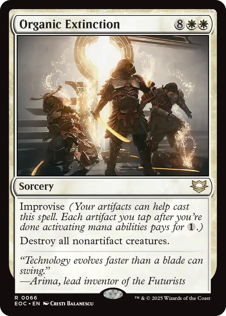 Image for Organic Extinction (66) (EOC) - Magic: The Gathering