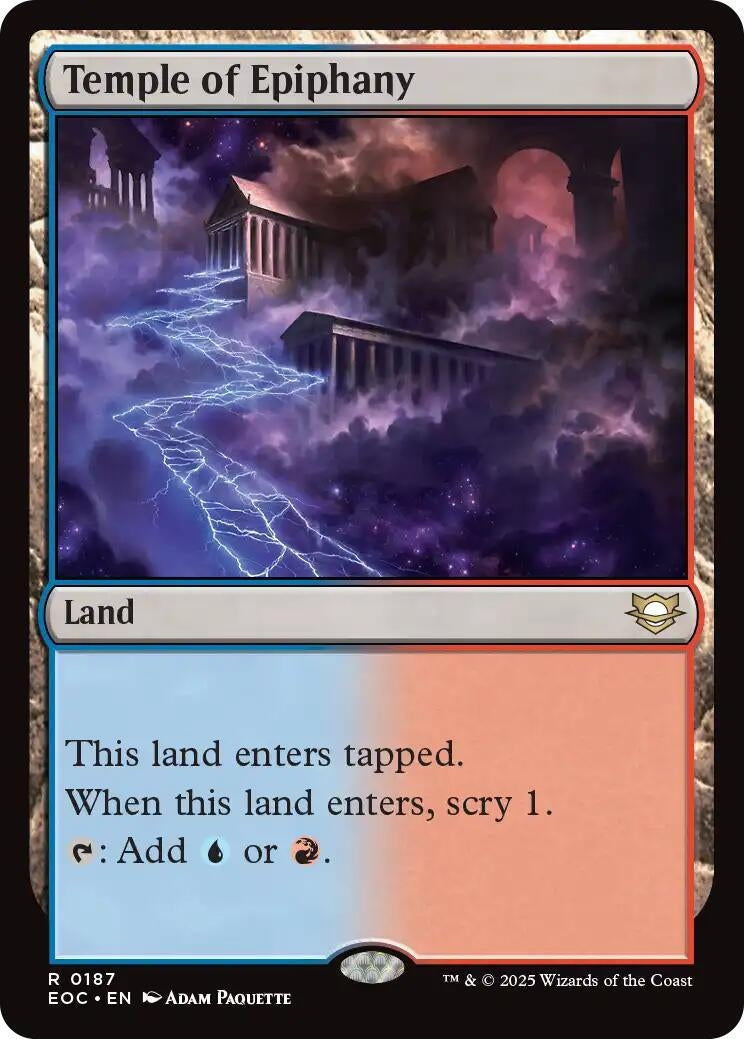 Image for Temple of Epiphany (187) (EOC) - Magic: The Gathering