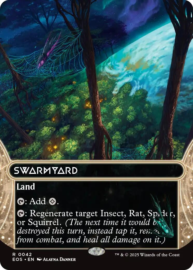 Image for Swarmyard (0042) (Borderless) (42) (EOS) - Magic: The Gathering