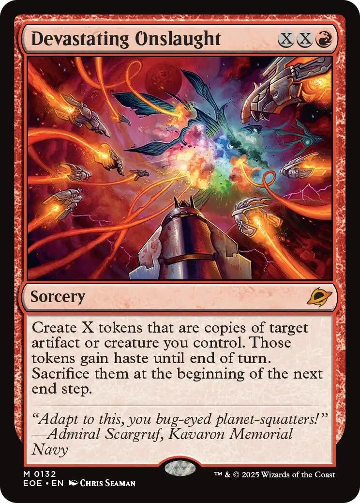 Image for Devastating Onslaught (132) (EOE) - Magic: The Gathering