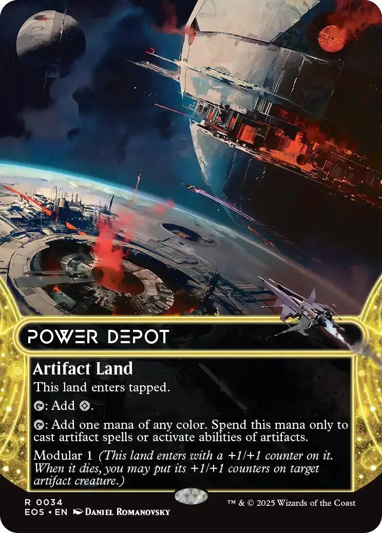 Image for Power Depot (0034) (Borderless) (34) (EOS) - Magic: The Gathering