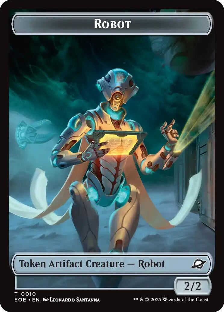Image for Robot // Lander (0008) Double-Sided Token (10 // 8) (EOE) - Magic: The Gathering