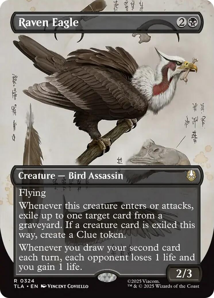 Image for Raven Eagle (Borderless) (324) (TLA) - Magic: The Gathering