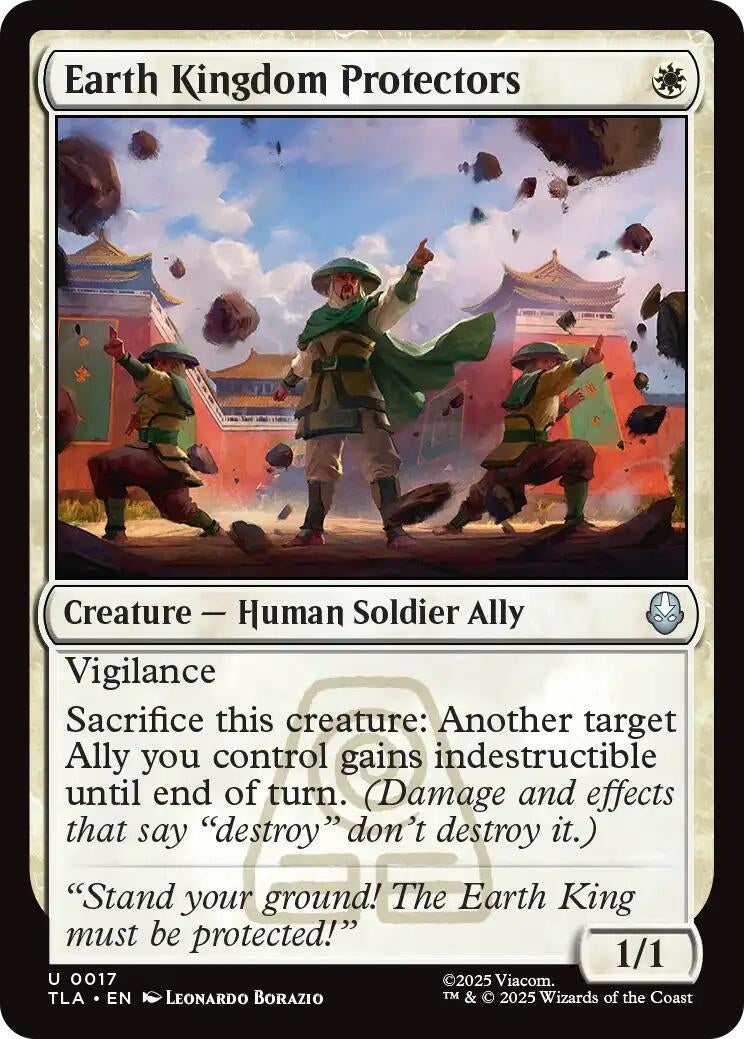 Image for Earth Kingdom Protectors (17) (TLA) - Magic: The Gathering