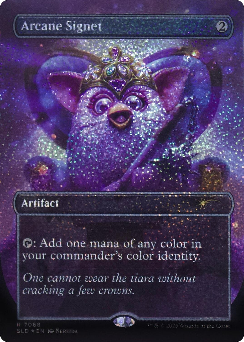 Image for Arcane Signet (7068) (Confetti Foil) (7068) (SLD) - Magic: The Gathering