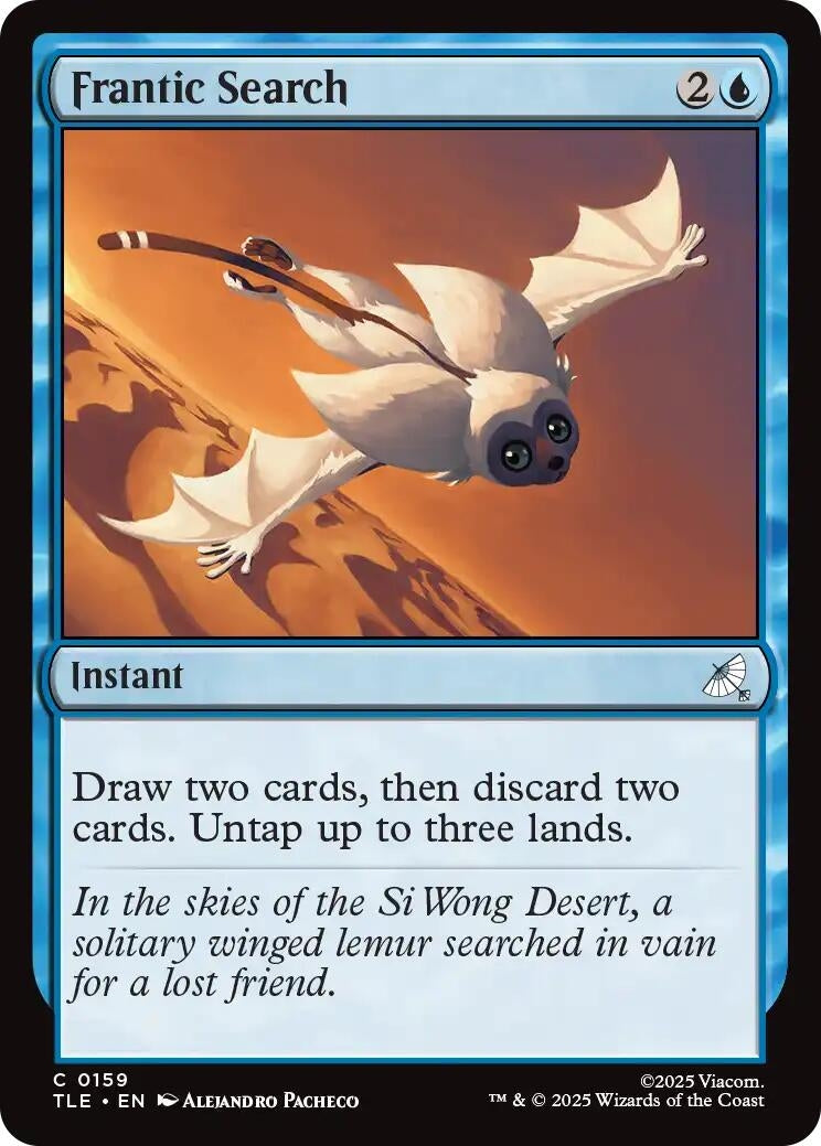 Image for Frantic Search (159) (TLE) - Magic: The Gathering