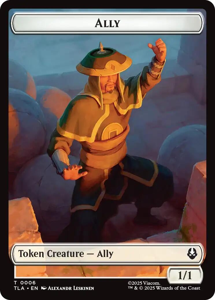Image for Ally (0006) // Soldier (0002) Double-Sided Token (6 // 2) (TLA) - Magic: The Gathering