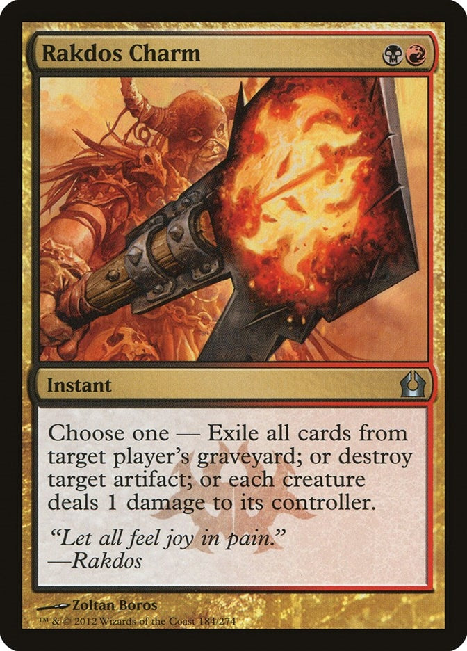 Rakdos Charm (184) (RTR) Japanese