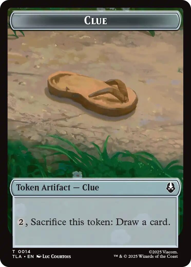 Image for Clue (0014) // Copy (0002) Double-Sided Token (14 // 2) (TLA) - Magic: The Gathering