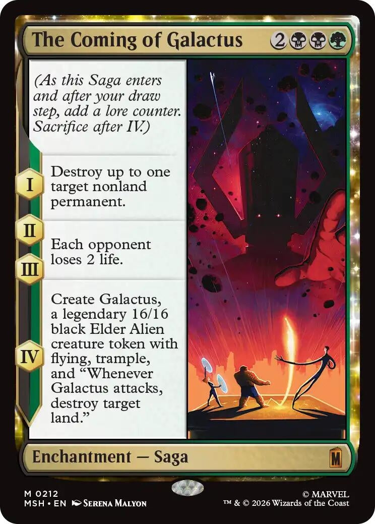 Image for The Coming of Galactus (212) (MSH) - Magic: The Gathering