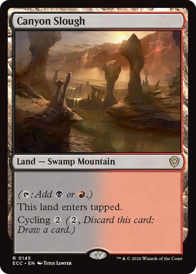 Image for Canyon Slough (145) (ECC) - Magic: The Gathering
