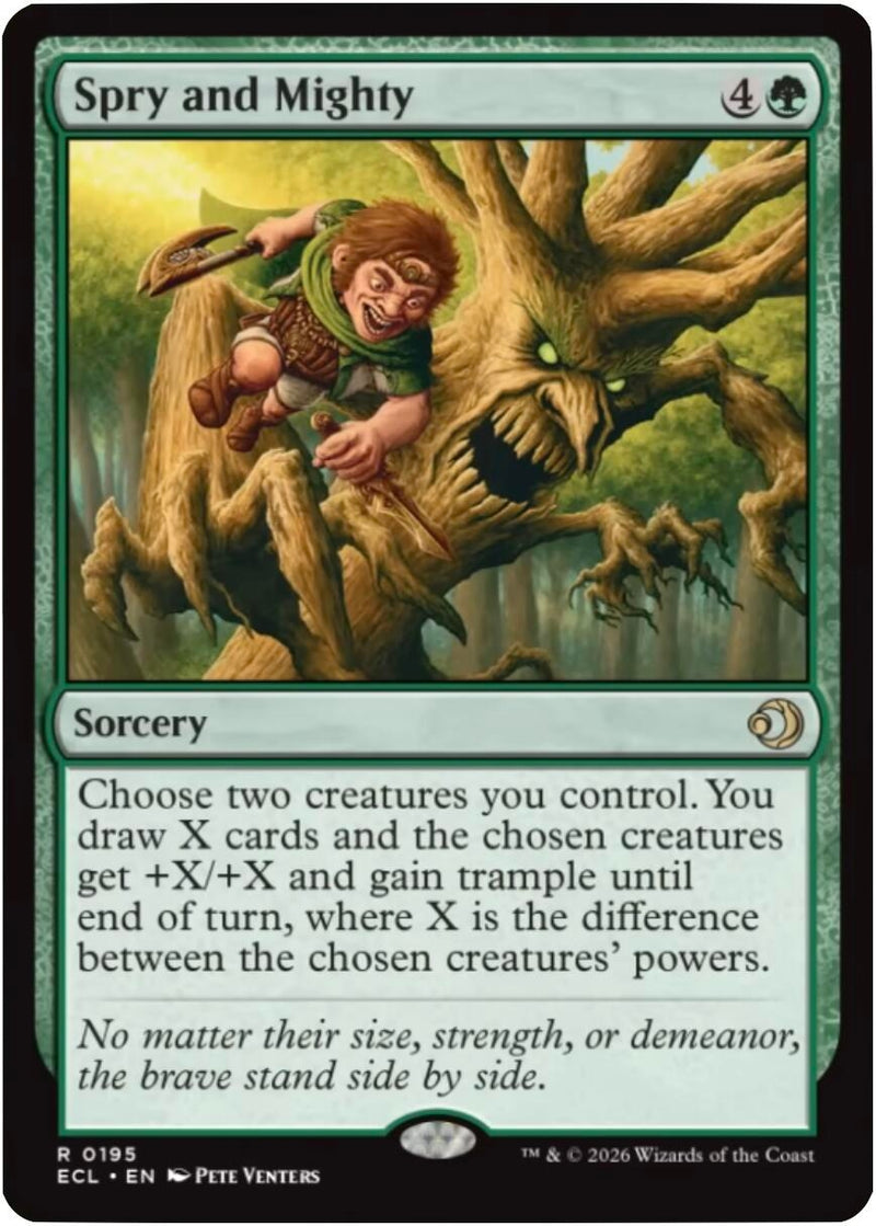 Image for Spry and Mighty (195) (ECL) - Magic: The Gathering