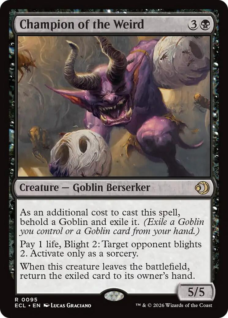 Image for Champion of the Weird (95) (ECL) - Magic: The Gathering