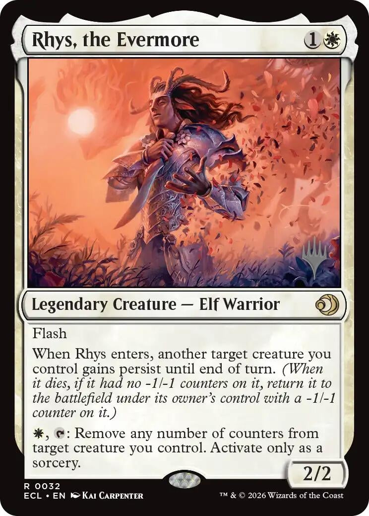 Image for Rhys, the Evermore (32) (PPECL) - Magic: The Gathering