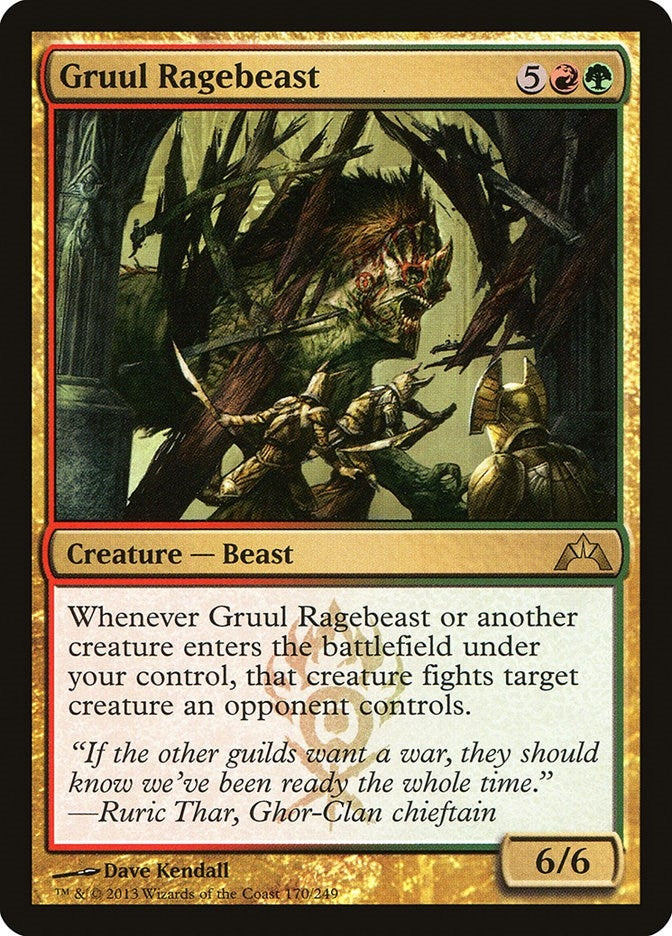 Gruul Ragebeast (170) (GTC) Japanese