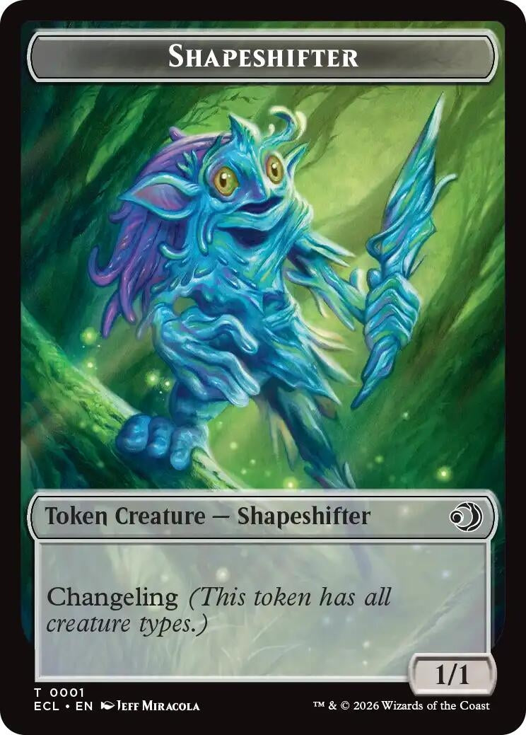 Image for Shapeshifter // Map Double-Sided Token (1 // 17) (ECL) - Magic: The Gathering