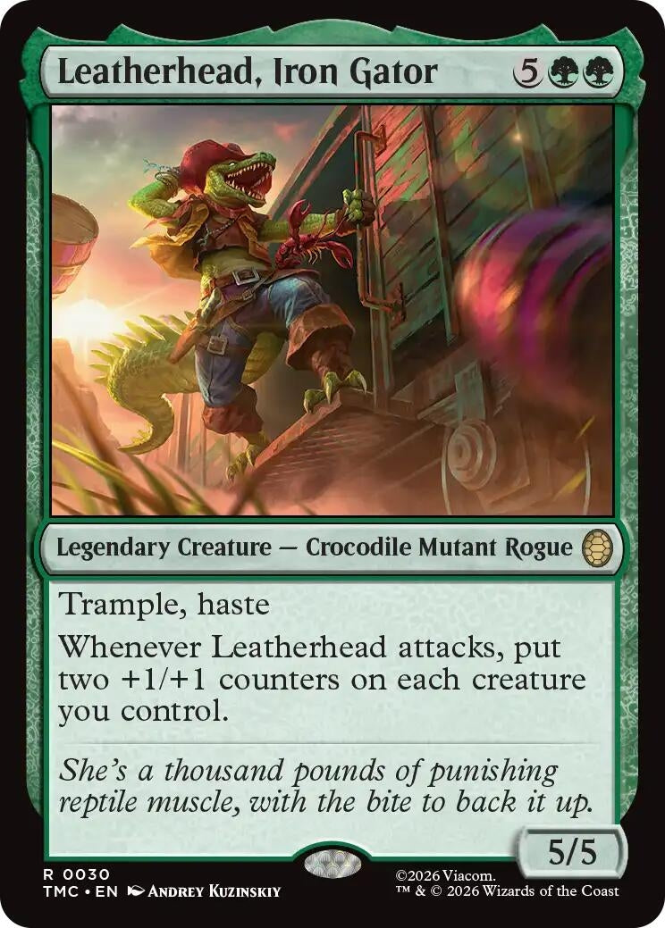 Image for Leatherhead, Iron Gator (30) (TMC) - Magic: The Gathering