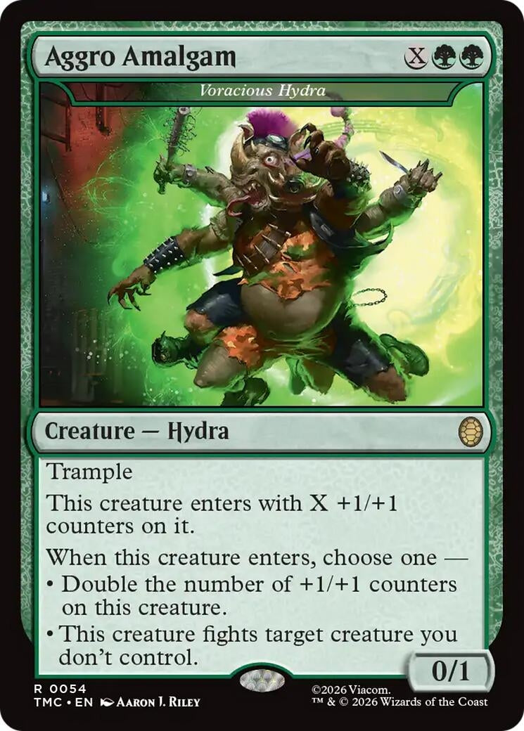 Image for Aggro Amalgam - Voracious Hydra (54) (TMC) - Magic: The Gathering