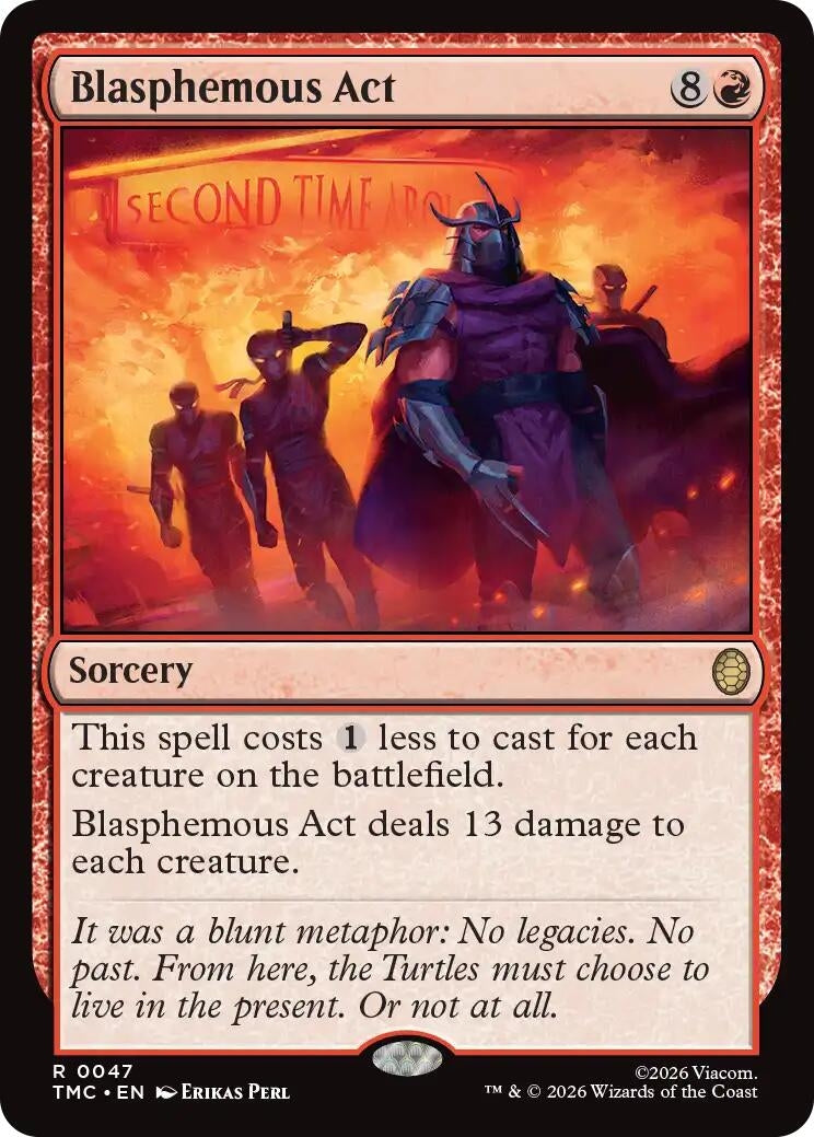 Image for Blasphemous Act (47) (TMC) - Magic: The Gathering