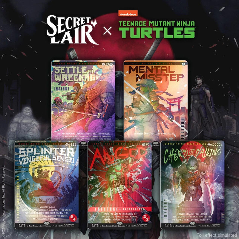 Image for Secret Lair Drop: Secret Lair x Teenage Mutant Ninja Turtles: The Last Ronin - Traditional Foil Edition - Magic: The Gathering