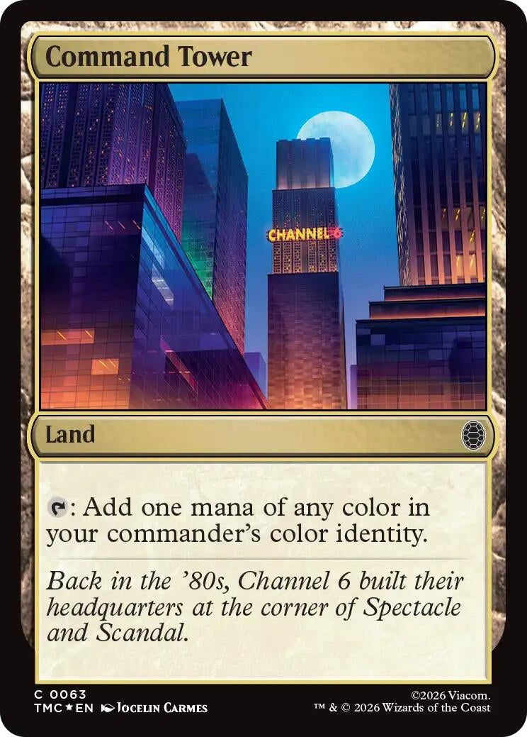 Image for Command Tower (Surge Foil) (63) (TMC) - Magic: The Gathering