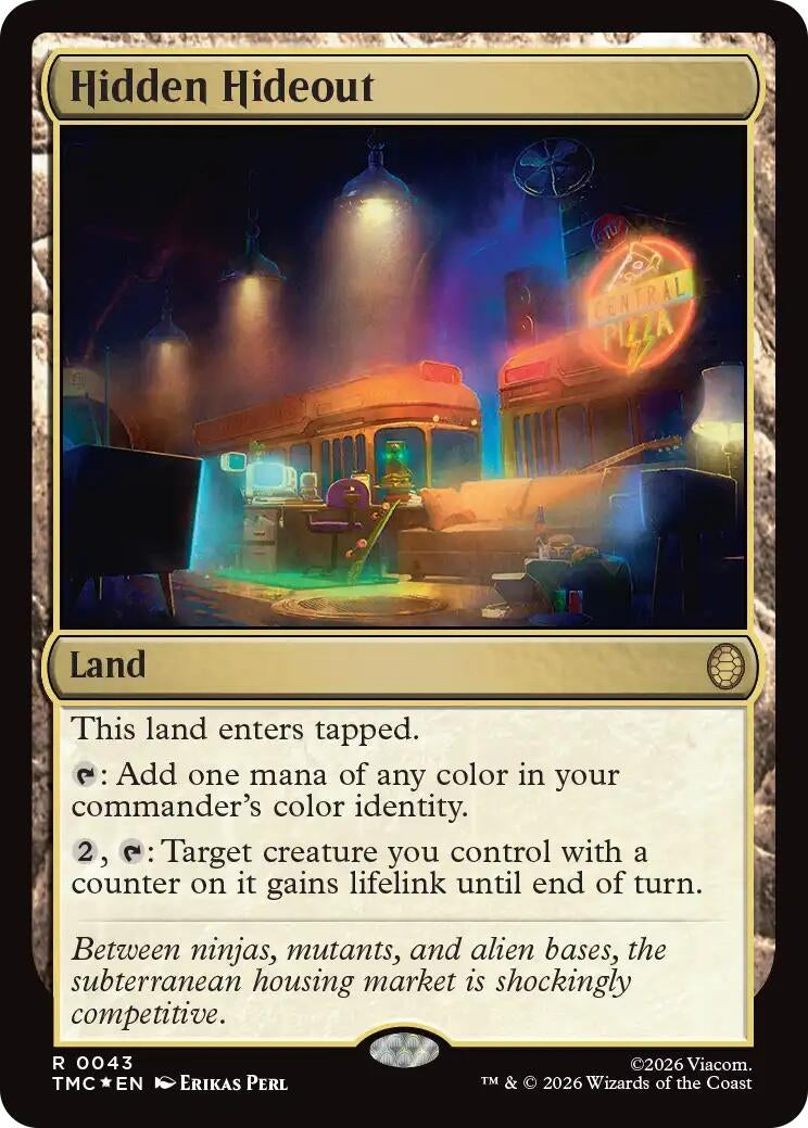 Image for Hidden Hideout (Surge Foil) (43) (TMC) - Magic: The Gathering