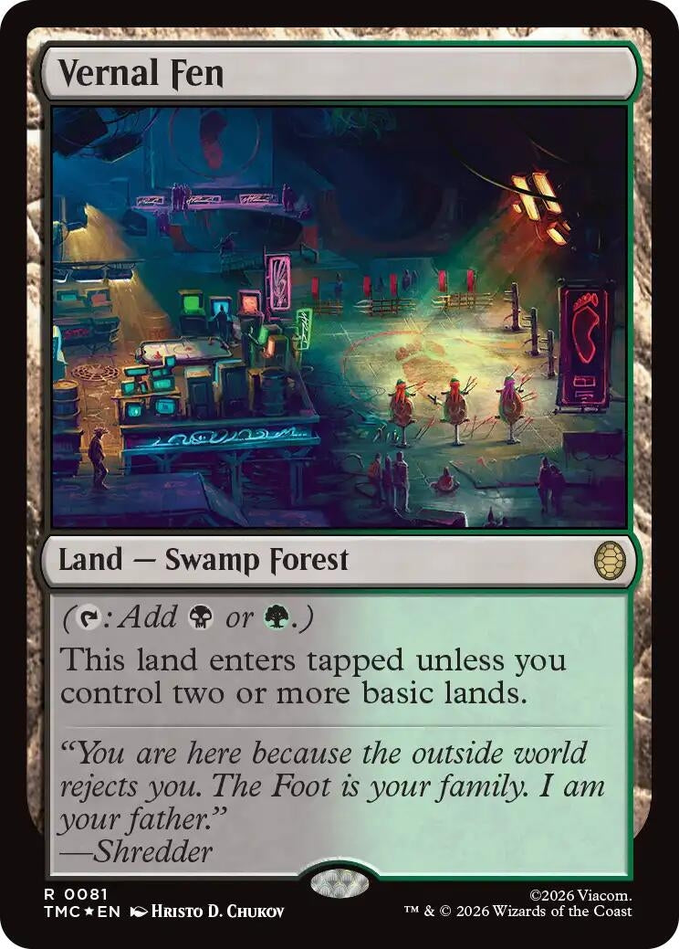 Image for Vernal Fen (Surge Foil) (81) (TMC) - Magic: The Gathering
