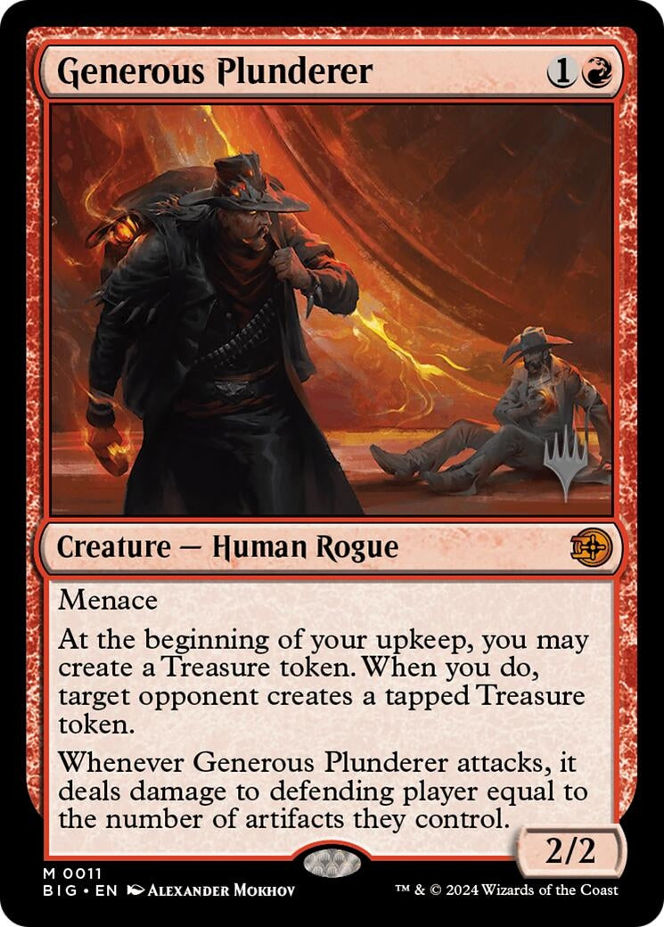 Image for Generous Plunderer (11) (PPOTJ) - Magic: The Gathering