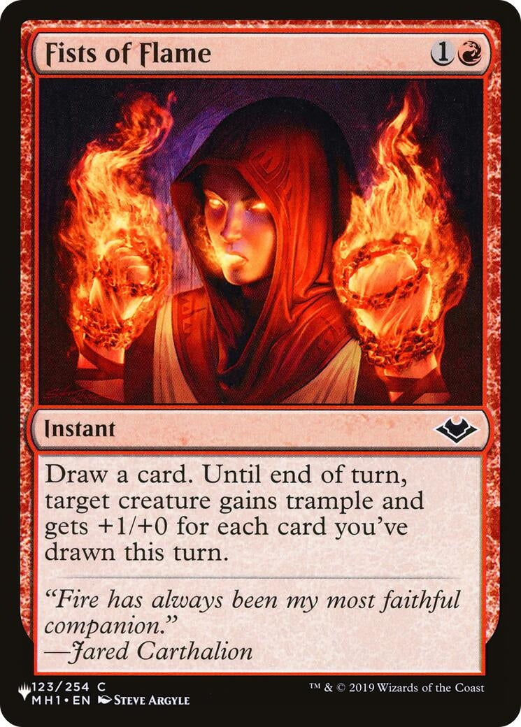 Fists of Flame (MH1) (123) (LIST)