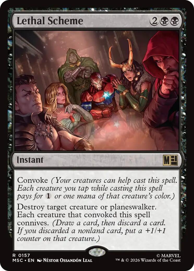 Image for Lethal Scheme (Surge Foil) (157) (MSC) - Magic: The Gathering