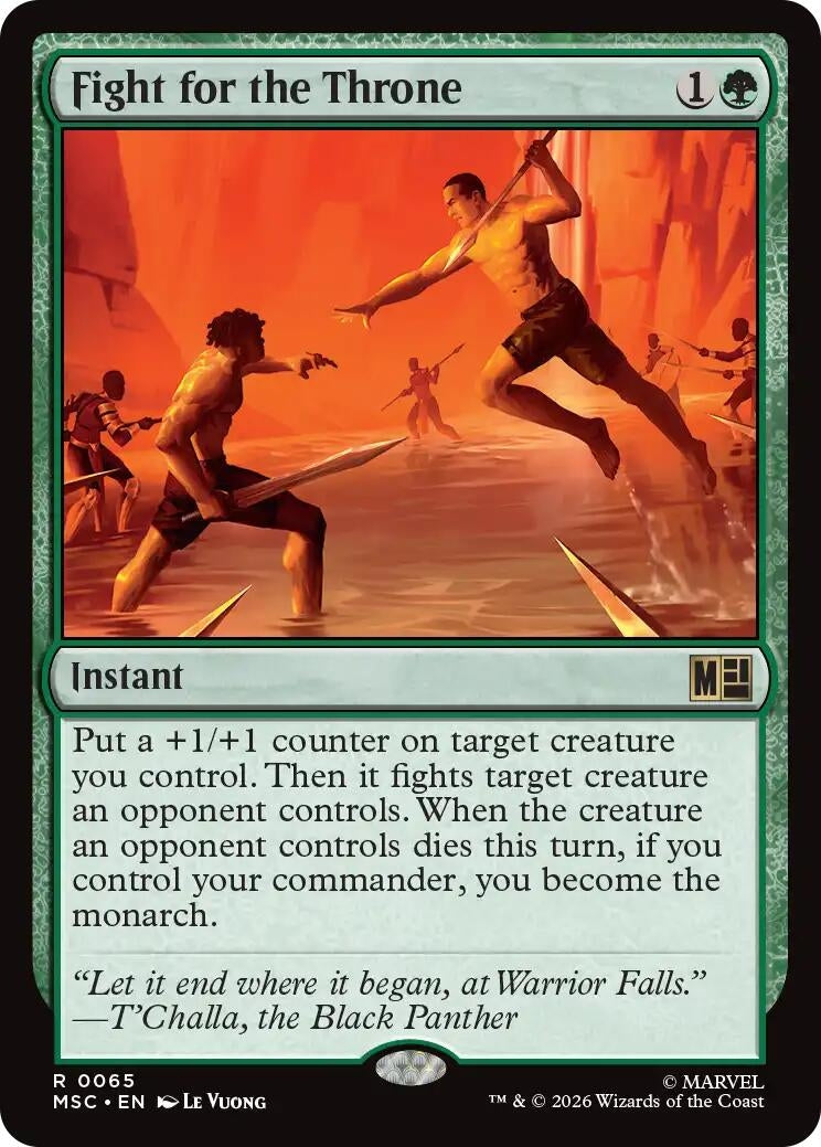 Image for Fight for the Throne (Surge Foil) (65) (MSC) - Magic: The Gathering