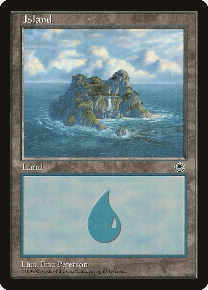Image for Island (Waterfall) (POR) - Magic: The Gathering