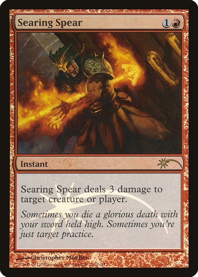 Image for Searing Spear (1) (FNM) - Magic: The Gathering