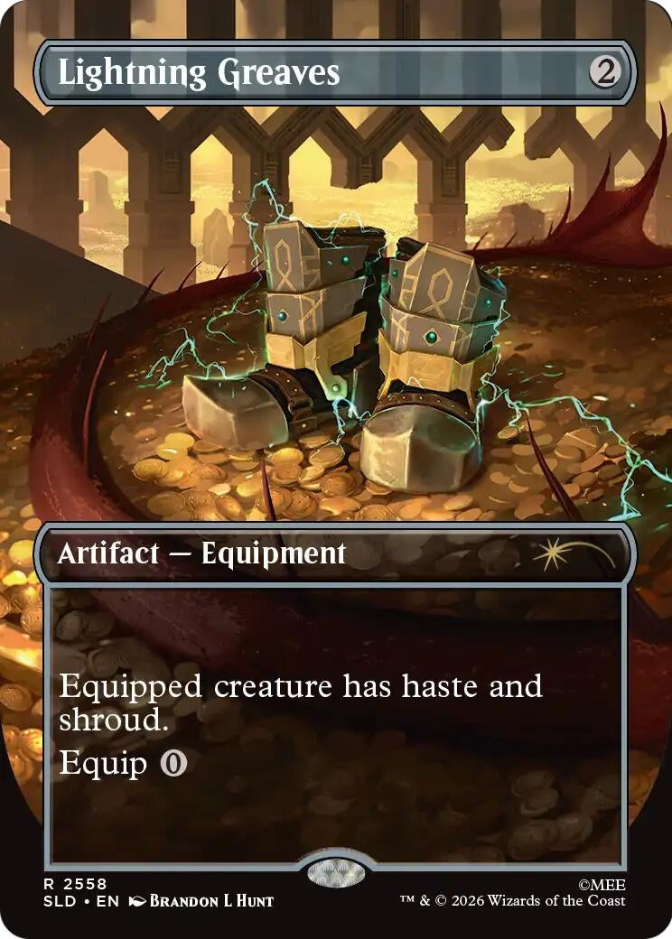 Image for Lightning Greaves (2558) (2558) (SLD) - Magic: The Gathering