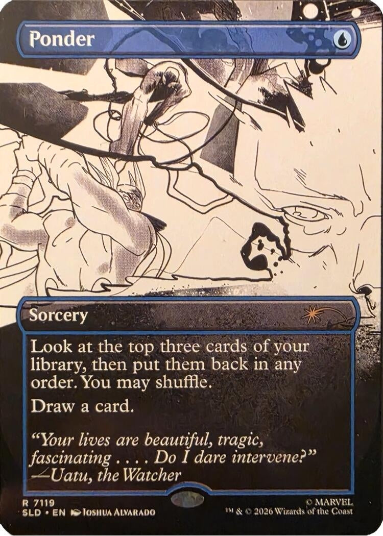 Image for Ponder (7119) (7119) (SLD) - Magic: The Gathering