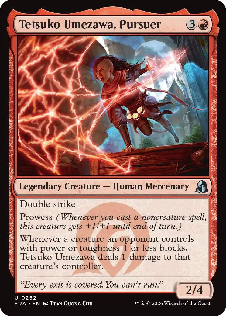 Image for Tetsuko Umezawa, Pursuer (252) (FRA) - Magic: The Gathering